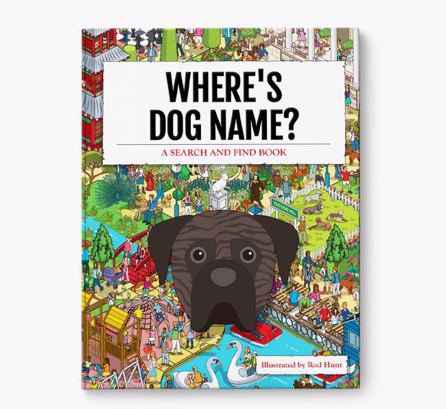 Personalised Where's {dogsName} Book